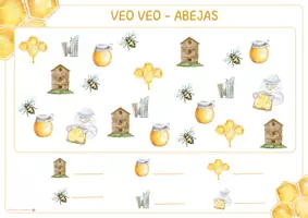 Vista previa - Juegos / Gamificación - ABEJAS - Juegos percepción visual: Laberintos, veo, veo. - página 3