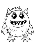 Vorschau - Arbeitsblätter - Monster Ausmalbilder - Seite 3
