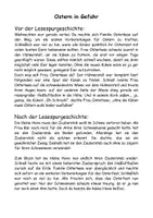 Vorschau - Arbeitsblätter - Lesespurgeschichte Ostern - Seite 3