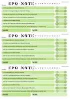 Vorschau - Anderer Materialtyp - Bewertungsbogen Epo-Note, mündliche Mitarbeit - Seite 1