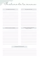 Vista previa - Unidades / Secuencias / Situaciones de Aprendizaje - Planificador Diario + Análisis del Día: Organiza tu Rutina - página 1