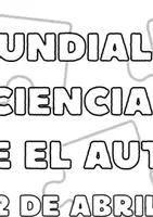 Vista previa - Manualidades / Dibujos para colorear - Mural colaborativo Día Mundial de la Concienciación sobre el Autismo - página 3