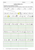 Vorschau - Arbeitsblätter - Lauttreue Wörter mit -e, aus: Alphabetisch schreiben, ab Kl. 1 - Seite 1