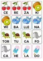 Vista previa - Tarjetas / Manipulativos - SÍLABAS - MRN - página 2
