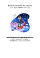 Vorschau - Arbeitsblätter - Klassenmusizieren: Four Chord Song - Tonart E-Dur - Deckblatt