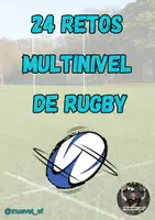 Vista previa - Juegos / Gamificación - 24 retos individuales y por parejas de rugby - Portada