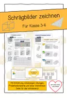 Vorschau - Unterrichtsreihen - Schrägbilder zeichnen (3D) - Seite 1