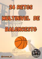 Vista previa - Juegos / Gamificación - 24 retos multinivel de baloncesto - Portada
