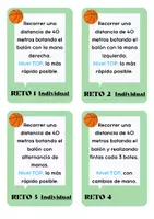 Vista previa - Juegos / Gamificación - 24 retos multinivel de baloncesto - página 1