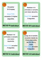 Vista previa - Juegos / Gamificación - 24 retos multinivel de baloncesto - página 3