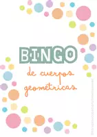 Vista previa - Juegos / Gamificación - Bingo de cuerpos geométricos - Portada