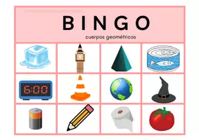 Vista previa - Juegos / Gamificación - Bingo de cuerpos geométricos - página 2