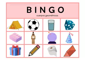 Vista previa - Juegos / Gamificación - Bingo de cuerpos geométricos - página 3