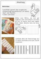 Vorschau - Arbeitsblätter - Frühling / Ostern - Agamograph - Kunstprojekt /Bastelvorlage - Optische Illusion - Seite 3