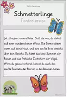 Vorschau - Anderer Materialtyp - Schmetterlinge - Fantasiereise - Deckblatt