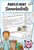 Vorschau - Anderer Materialtyp - Aprilscherz / 1. April: Zimmerkontrolle / Frühjahrsputz - Deckblatt