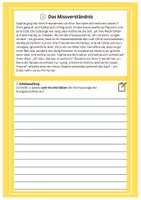 Vorschau - Arbeitsblätter - Wichtige Informationen erkennen - Seite 1