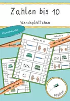 Vorschau - Stationenlernen - Zahldarstellung bis 10 _ Wendeplättchen - Deckblatt