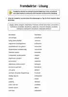 Vorschau - Arbeitsblätter - Fremdwörter kennen und verwenden - Arbeitsblatt - Seite 3