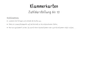Vorschau - Spiele - Klammerkarten Rechenstäbchen ZR10 - Seite 1