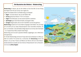Vorschau - Arbeitsblätter - Die Bausteine des Wetters - Seite 1