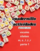 Vista previa - Hojas de trabajo - cuadernillo parte 1 - aprender a leer - Portada
