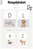 Vorschau - Spiele - Musik/DaZ: Klangalphabet "Tiere" für Klasse 1-4 - Deckblatt