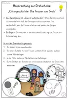 Vorschau - Mal- und Bastelvorlagen - Ostergeschichte - Die Frauen am Grab - Drehscheibe Ostern basteln Religion - Seite 2