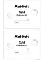 Vorschau - Unterrichtsreihen - Geld - Mini-Heft/Übungsheft (ZR 20, 1. Klasse) - Seite 1