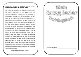 Vorschau - Stundenentwürfe - Satzglieder Lernheft - Seite 2