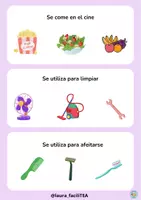 Vista previa - Tarjetas / Manipulativos - Inferencias Objeto, lugar, emociones sencillas y complejas - página 2