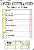 Vorschau - Arbeitsblätter - Lesespaziergang "Das gehört zu Ostern" 2-fach differenziert DaZ / Deutsch - Seite 3