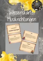 Vorschau - Anderer Materialtyp - Wissenskartei_Musikrichtungen - Deckblatt