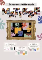 Vorschau - Arbeitsblätter - Henri Matisse Scherenschnitte - Unterrichtsreihe - Deckblatt