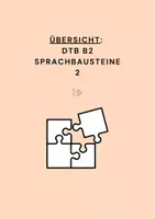 Vorschau - Poster - Merkblätter: DTB B2 Sprachbausteine 2 - Deckblatt