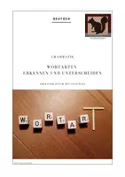 Vorschau - Arbeitsblätter - Wortarten unterscheiden - Deckblatt
