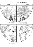Vorschau - Arbeitsblätter - Lesezeichen Ägypten Leseecke ausmalen Kunst basteln Ausmalbilder - Seite 2