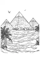 Vorschau - Mal- und Bastelvorlagen - Ägypten Kunst Ausmalbilder altes ausmalen Zwischendurch - Seite 3