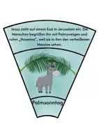 Vorschau - Präsentationen/Tafelbilder - Osterlegekreis zur Ostergeschichte - Seite 1