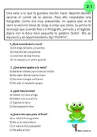 Vista previa - Hojas de trabajo - EVALUACIÓN DE LA COMPRENSIÓN LECTORA 2º DE PRIMARIA - página 3