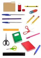 Vista previa - Tarjetas / Manipulativos - IN MY SCHOOL BAG, I'VE GOT A...SCHOOL SUPPLIES - página 1