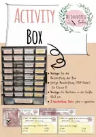 Vorschau - Mal- und Bastelvorlagen - Activity Box: Vorlagen & zwei kostenlose Sets (task cards: jobs, opposites) - Deckblatt