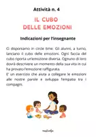 anteprima - Materiale di supporto/inclusione - Il cubo delle emozioni - Pagina 1