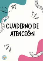 Vista previa - Hojas de trabajo - TDAH Cuaderno manipulativo de atención colores y formas - Portada