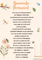 anteprima - Esercizi - Benvenuta Primavera! 🌷🐝 ☀️ - Pagina di copertina