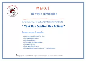 Aperçu - Feuilles d'exercices - Ensemble de Task Box OUI/NON - Page 1