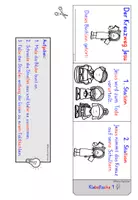Vorschau - Arbeitsblätter - Kreuzweg Jesu Leporello Religion Klasse 1-2 Silbenschrift - Seite 2