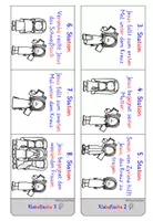 Vorschau - Arbeitsblätter - Kreuzweg Jesu Leporello Religion Klasse 1-2 Silbenschrift - Seite 3