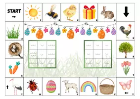 Vorschau - Spiele - Silbenbingo Ostern - zweifach differenziert - Seite 1
