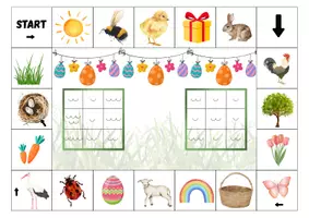 Vorschau - Spiele - Silbenbingo Ostern - zweifach differenziert - Seite 2